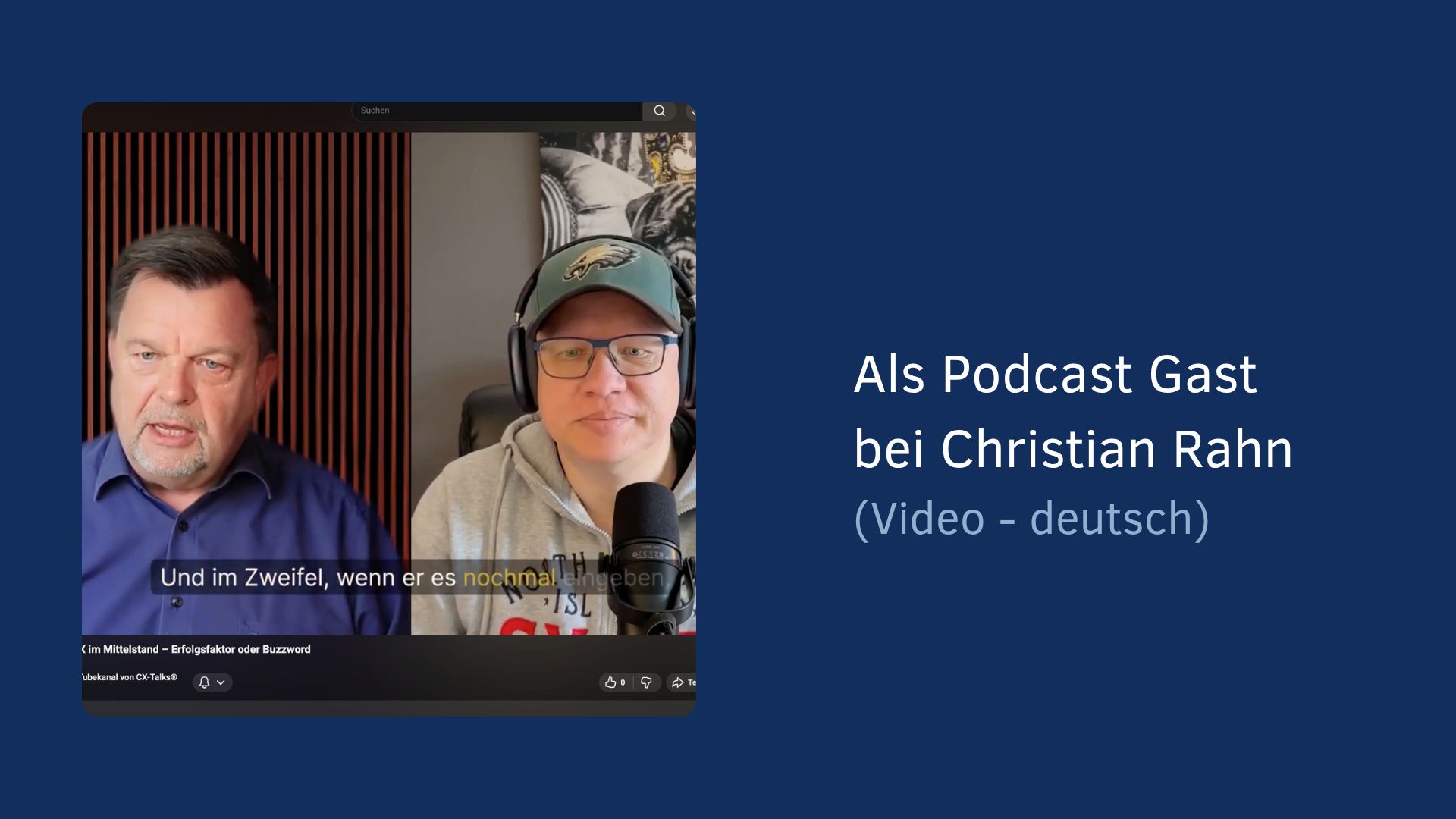 Peter Pirner Podcast Gast bei Mittelstand hautnah